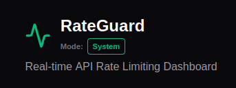 RateGuard title view